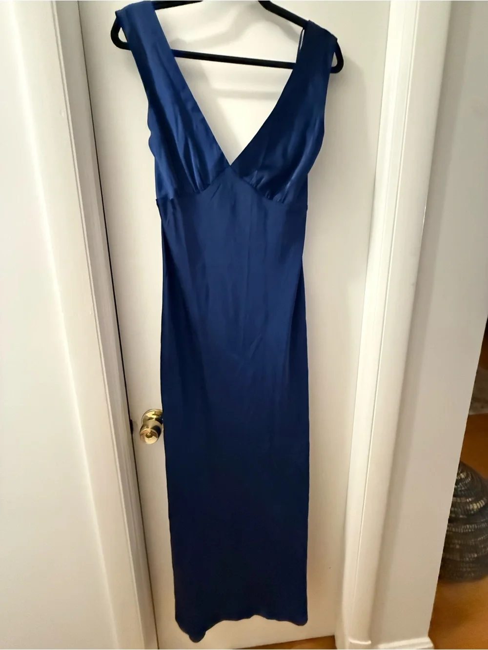 Abercrombie & Fitch Plunge Cowl Back Maxi Dress
